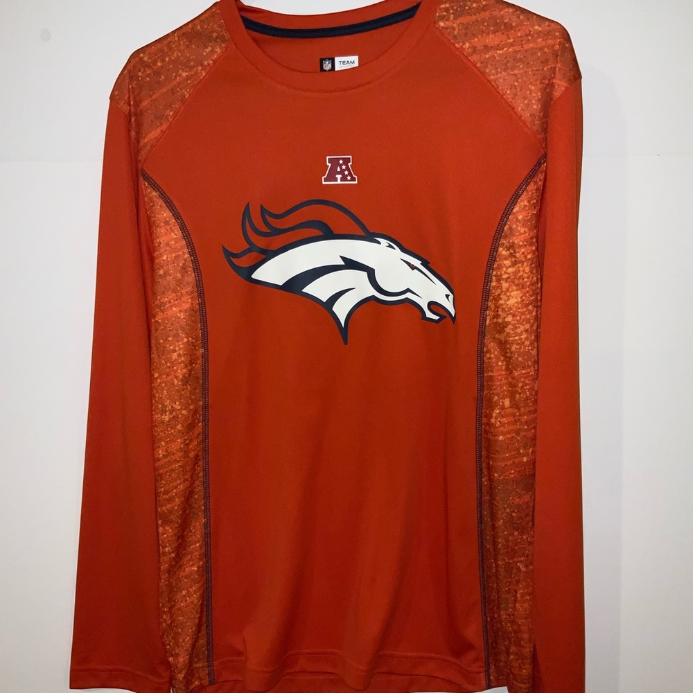 NFL Denver Broncos Dri-Fit Orange Long Sleeve